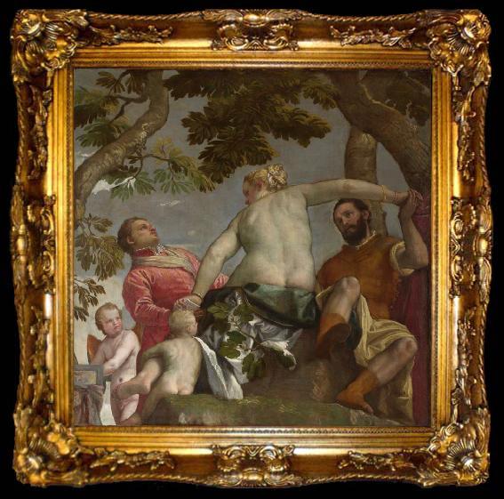 framed  Paolo  Veronese Allegory of Love (mk08), ta009-2